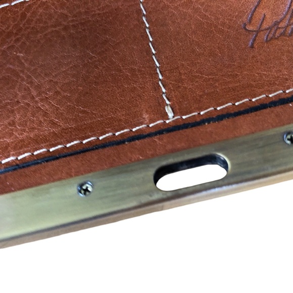 NWOT Patricia NASH Floral Metallic Italian Leather Wallet - Picture 9 of 15